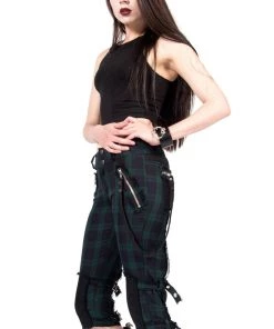 Lip Service Archive Vintage Punk & Disorderly Green Capri Pants 7 Lip Service Archive Vintage Punk & Disorderly Green Capri Pants