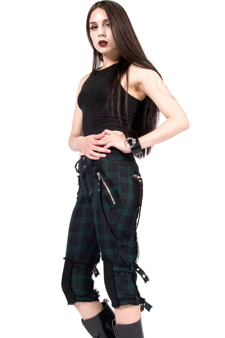 Lip Service Archive Vintage Punk & Disorderly Green Capri Pants 3 Lip Service Archive Vintage Punk & Disorderly Green Capri Pants