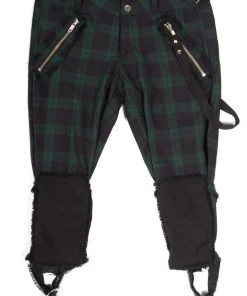 Lip Service Archive Vintage Punk & Disorderly Green Capri Pants 8 Lip Service Archive Vintage Punk & Disorderly Green Capri Pants