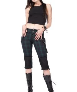 Lip Service Archive Vintage Punk & Disorderly Green Capri Pants