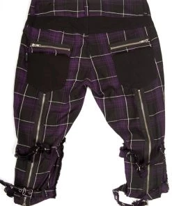 Lip Service Vintage Punk & Disorderly Purple Capri Pants