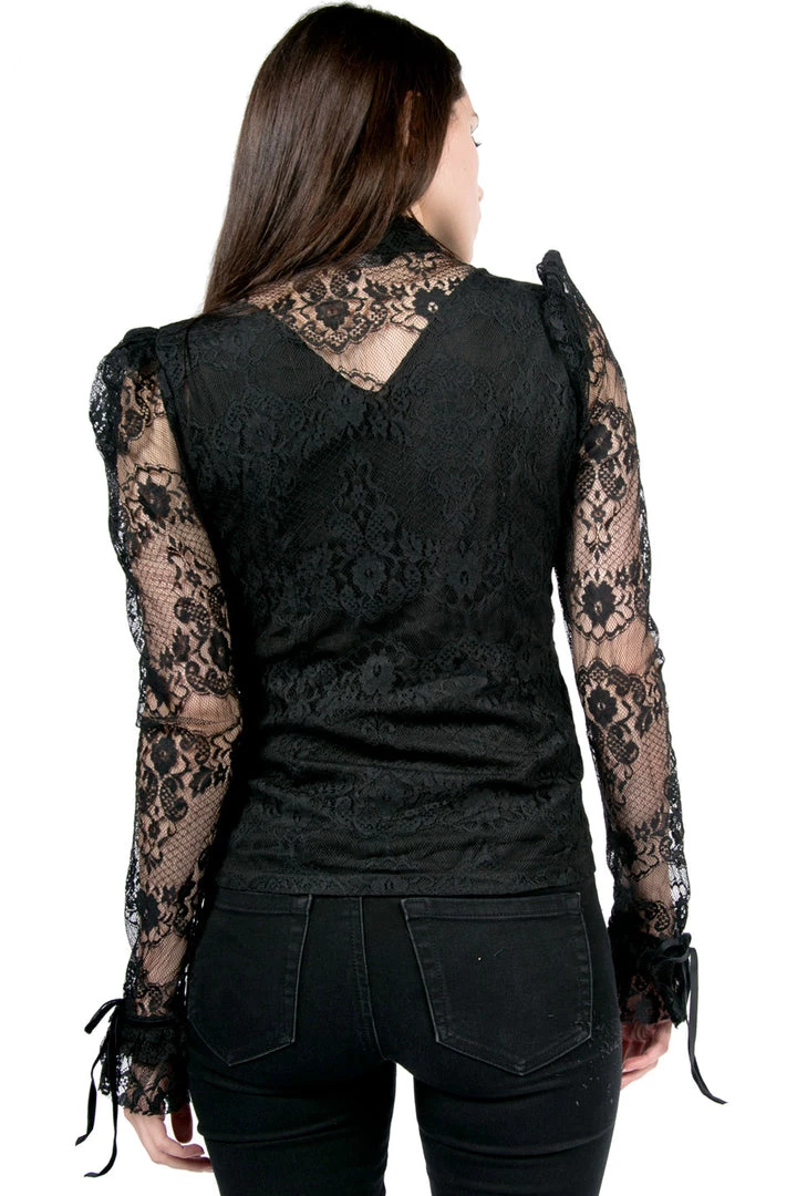Lip Service Vintage Blacklist Lace Blouse Archive 2 Lip Service Vintage Blacklist Lace Blouse Archive