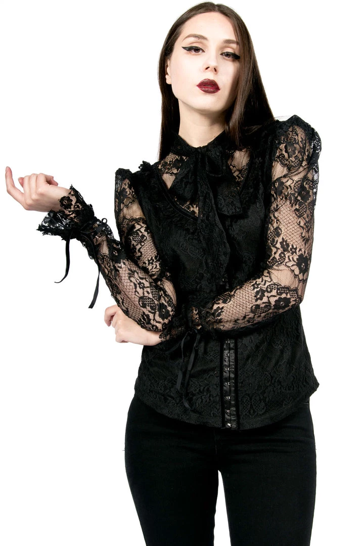 Lip Service Vintage Blacklist Lace Blouse Archive 1 Lip Service Vintage Blacklist Lace Blouse Archive