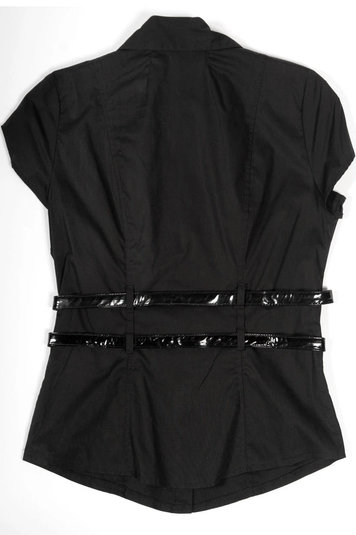 Lip Service Vintage Cyber Goth Belt Shirt 5 Lip Service Vintage Cyber Goth Belt Shirt