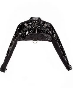 Lip Service VINYL FETISH SHRUG JACKET NEW! 12 Lip Service VINYL FETISH SHRUG JACKET NEW!