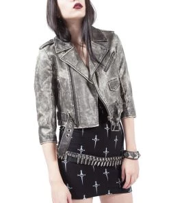 Lip Service Archive Vintage Washed Moto Jacket