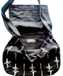 Lip Service Dagger Print Cross Body Bag