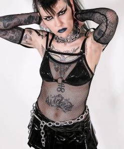 Lip Service Transformer Fishnet Top