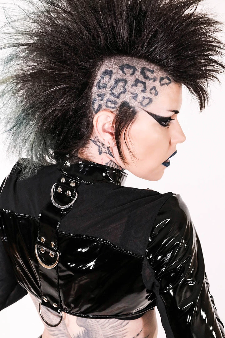 Lip Service VINYL FETISH SHRUG JACKET NEW! 3 Lip Service VINYL FETISH SHRUG JACKET NEW!