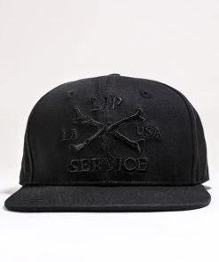 Lip Service Cross Bones Snapback Baseball Hat B/B