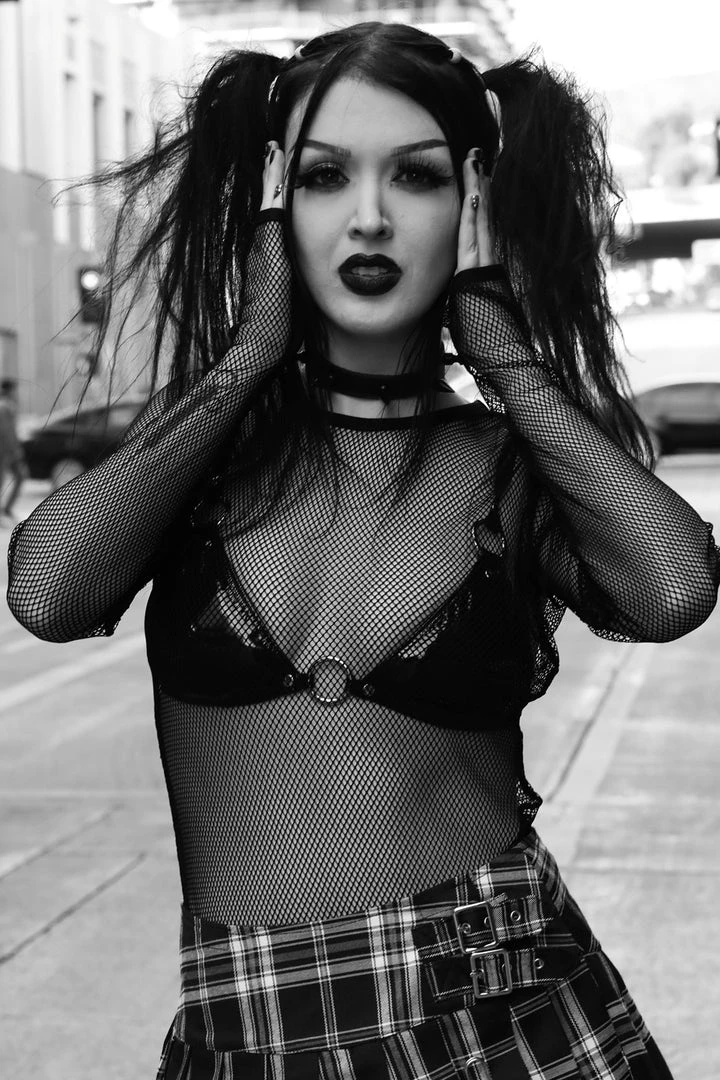 Lip Service NEW! Classic Fishnet Long Sleeve 4 Lip Service NEW! Classic Fishnet Long Sleeve