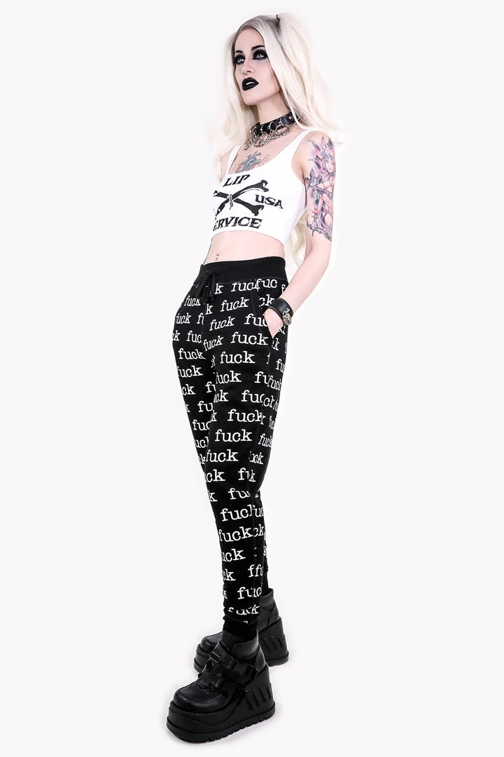 Lip Service FUCK Sweatpants 3 Lip Service FUCK Sweatpants