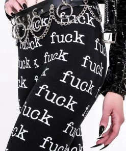 Lip Service FUCK Print Leggings