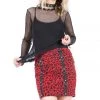 Lip Service Vintage Leopard Pencil Skirt
