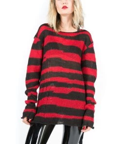 Lip Service Vintage Nevermind The Mohair Striped Sweater Archive