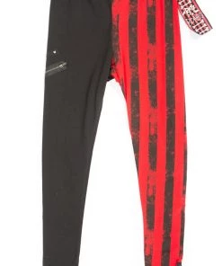 Lip Service Vintage Batz & Bones Striped Leggings Archive 8 Lip Service Vintage Batz & Bones Striped Leggings Archive