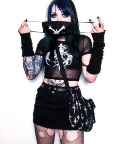 Lip Service Cross Bones Face Mask 2.0 NEW!